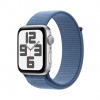 Apple Watch SE (2023) GPS 40mm sportovní provlékací řemínek ledově modrý, MRE33QC/A