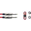 Stagg SGC3DL CRD, kabel JACK/JACK, 3 m, červený