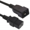 PremiumCord Kabel síťový prodlužovací 230V 16A 3m, konektory IEC 320 C19 - IEC 320 C20 kpsa