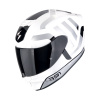 Moto přilba SCORPION EXO-391 AROK bílo/černo/stříbrná L