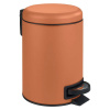 Oranžový kôš do kúpeľne Wenko Leman, 3 l