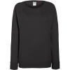 Fruit of the Loom Mikina Lady-Fit LW Raglan Sweat, raglánová, dámská COT162146a3700-light graph XS Grafitová světlá
