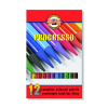 KOH-I-NOOR Progresso, pastelky, lakované (12 farieb)