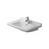 DURAVIT Starck 3 umývadlo na skrinku s otvorom, s prepadom, 700 mm x 490 mm, 0304700000