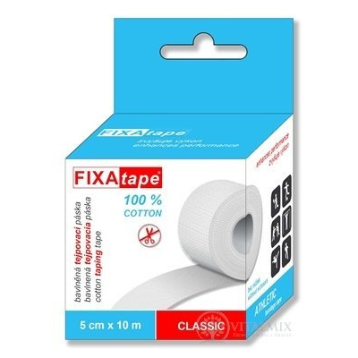 FIXAtape tejpovacia páska CLASSIC ATHLETIC, bavlnená 5cm x 10m, 1 ks