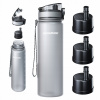 Filtračná fľaša Aquaphor City 0,8 l strieborná/sivá