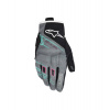 Rukavice STELLA MOBLAST WATERPROOF, ALPINESTARS, dámské (šedá/černá/růžová fluo/tyrkysová/bílá) 2026 XS