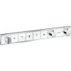 HANSGROHE RainSelect modul termostatu s podomietkovou inštaláciou, pre 5 spotrebičov, biela/chróm, 15358400