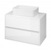 Cersanit Crea skrinka 79x45x53 cm závesná kúpeľňová skrinka pod umývadlo biela S924-005