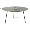 Perfect Home Oceľová panvica na pečenie s nohami 40 cm