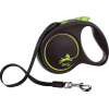 Vodítko FLEXI Black Design M opasok 5m/25kg zelená NEW