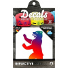 Reflexné nálepky Reflective Berlin Reflective Decals - Berlin Bear - rainbow uni