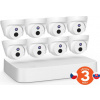 Tenda K8P-4CR - PoE kamerový set 4MPx, 8CH NVR + 8x IP kamera 4MPx IP67, zvuk, web. rozhraní, CZ app 75011960