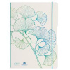 Zošit Herlitz my.book Flex Greenline Ginko A4 2x40 listov linajkový štvorčekový PP