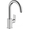 Hansgrohe Vernis Shape, vysoká umývadlová batéria s výpustom a otočným výtokom, EcoSmart, chrómová, HAN-71564000