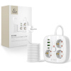 Tech-Protect PCS3X4 predlžovací kábel, 3 zásuvky, 2xUSB-A, 2xUSB-C 200 cm - biela (Tech-Protect PCS3X4 predlžovací kábel, 3 zásuvky, 2xUSB-A, 2xUSB-C 200 cm - biela)