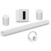 Sonos Ace White + Sonos Arc Ultra biely + Sonos Sub 4 + 2x Sonos Era 100 bundle