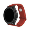 FIXED Set silikonových řemínků Silicone Sporty Strap s Quick Release 22mm pro smartwatch, červený