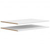 Carryhome VKLADACIA POLICA, biela, 76,9/1,5/48 cm - Skrine - 002427022047