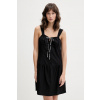 Karl Lagerfeld Jeans šaty z viskózy B2W13037 čierna M