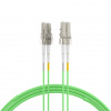 Fiber kábel LC-LC, 25m Duplex OM5(50/125µm), LSOH, 2mm, zelený