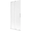 Mexen Velar L vaňová zástenka 2-krídlová, posuvná 80 x 150 cm, matná, biela - 896-080-003-31-20