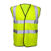 Reflexné Hi-Viz vesta Bike It žltá REFVEST