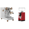 Lelit MaraX3 PL62X3, white + Eureka Mignon Bravo, CR ferrari red