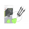 Závěsky Tungsten Heli Chod systém - 3 ks/4 cm