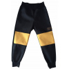 Drexiss Softshellové nohavice jaro/jeseň BLACK-MUSTARD 80-86