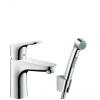 Hansgrohe Umyvadlová baterie Focus s bidetovou sprškou chrom 31927000