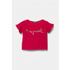Detské bavlnené tričko United Colors of Benetton 38V4G10JI.P.Seasonal ružová 110
