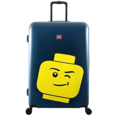 Cestovný kufor LEGO Luggage ColourBox Minifigure Head 28" - Námornícka modrá (5711013080716)