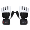 RST04 BIELE VEĽ.M FITNESS RUKAVICE HMS M