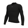 ALÉ Cyklistické tričko s dlhým rukávom - GRID INTIMO - čierna XL-2XL