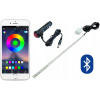 RGB LED pás do kufra auta 30cm BLUETOOTH, flexibilný