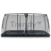 Trampolína s ochrannou sieťou Dynamic Groundlevel Exit Toys do zeme 275*458 cm čierna