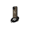 Guess PU 4G Metal Logo Zadný Kryt pre iPhone 15 Hnedá + Crossbody Popruh 14541859