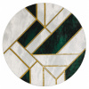 Kusový koberec Emerald 1015 green and gold kruh 200x200 (průměr) kruh cm
