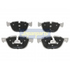 JAPANPARTS Sada brzdových destiček, kotoučová brzda PA-0132AF