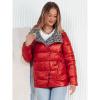 Červená dámska obojstranná bunda, ty4122-XL XL