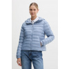 Páperová bunda Tommy Hilfiger modrá farba, prechodná, WW0WW46788 S