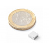SOLLAU Neodymový magnet hranol 6x6x2.5 mm, N50, ponikelovaný