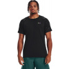 UNDER ARMOUR Tričko Rush Emboss SS - čierne (1376790-001) Veľkosť: XXL/Regular