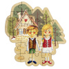 Dřevěné puzzle - Perníková chaloupka