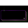 GEMBIRD Podložka pod myš MP-GAMELED-L, USB, RGB podsvietenie, herná, 300x800mm, textilná, čierna MP-GAMELED-L