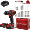 Einhell TE-CD 18/40 Li-i +64 Aku príklepová vŕtačka (40Nm/18V/2x2,0Ah) kufor 4513992
