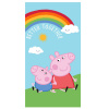 Jerry Fabrics DETSKÝ BAVLNENÝ UTERÁK PEPPA PIG 70X140 CM VZOROVANÁ