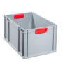 Euro prepravky classic-line B, záslepky červené, z PP, 600 x 400 x 320 mm, BJ = 3 ks