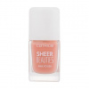 Catrice Sheer Beauties Nail Polish lak na nehty s průsvitným efektem 10.5 ml odstín 050 Peach For The Stars